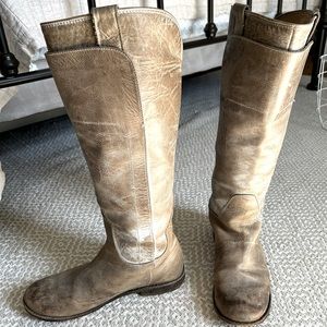 Frye Paige tall riding boot in grey